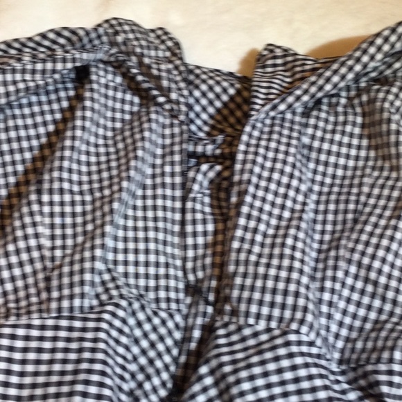 Forever 21 black and White Checkered Print Off the shoulder Dress - Picture 11 of 12